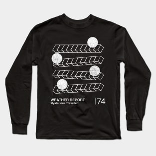 Weather Report / Minimalist Graphic Artwork Fan Design Long Sleeve T-Shirt